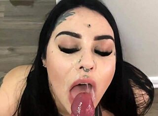 34 face shots - try not to cum compilation - pov face shots the result of nasty blowjobbery and oral-job